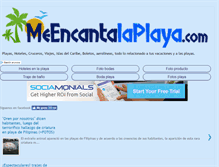 Tablet Screenshot of meencantalaplaya.com